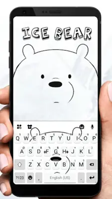 Cute Bear2 Keyboard Theme android App screenshot 4